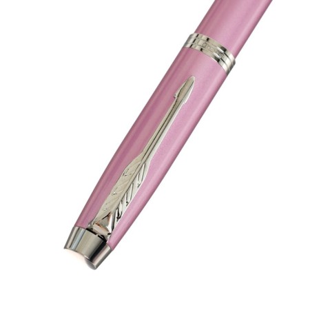 Handle Gift ball in the leatherette case, lilac body with silver-4