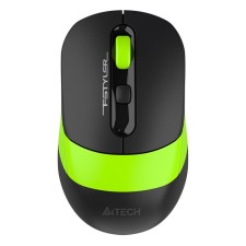 Mouse A4Tech FSTYLER FG10CS AIR Black/Green optical (2000DPI) Silent Wireless USB 1033858