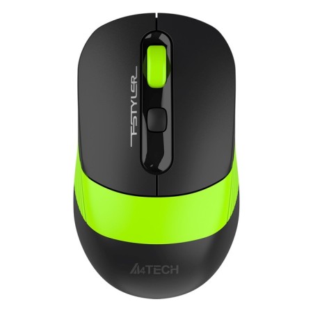 Mouse A4Tech FSTYLER FG10CS AIR Black/Green optical (2000DPI) Silent Wireless USB 1033858