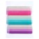 Set of eraser rectangular, beveled, 3 pieces, mix