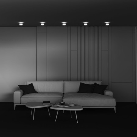 Technical C092CL-GX53-W Space, 110x110x74 mm ceiling lamp, GX53, 1x15W, white color-4