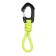 Tourist carbine, with paracord, neon - green, 11 cm
