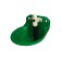 Chiper Chalice for cattle, pigs, goats, 17 × 18 × 7 cm, plastic, green, Greengo