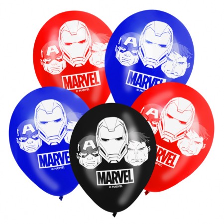 Air ball "Marvel", 12 inch, latex, 25 pieces, avengers-2