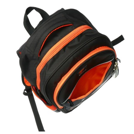 School backpack, 40 x 33 x 19 cm, ergonomic back, Stavia "Football", Blackr-7