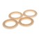 Wooden rings d = 40 mm (set 4 pcs) without coating