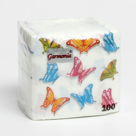 Napkins paper harmony of butterfly, 100 sheets-2