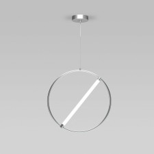 Suspendor of the suspended Eurosvet Element 90281/1, LED, 6 W, 3300/4200/6500K, 294LM, 370x370x1000 mm, remote control, color chromium chromium