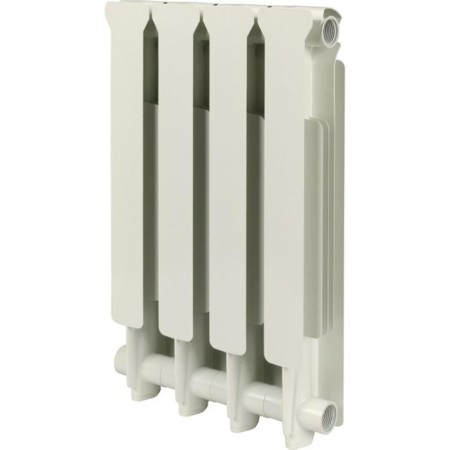 Aluminum radiator Stout Bravo, 500 x 80 mm, 4 sections, side connection-1