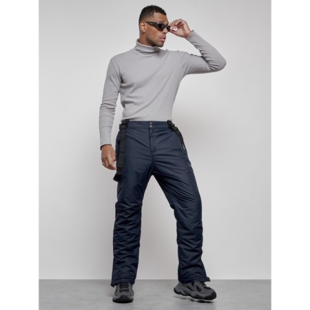 Semi-combineson ski insulated male winter, size 56, dark blue color-14
