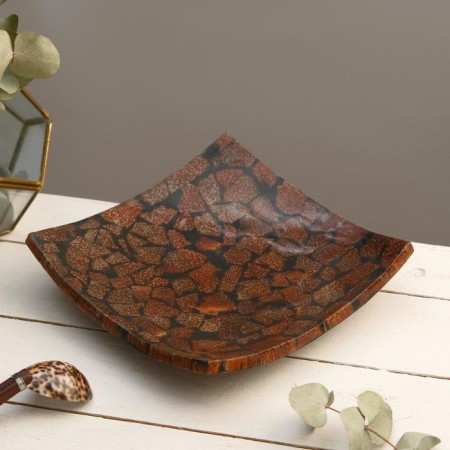 Sakufo dish 18x18x5 cm coconut
