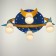 Chandelier 670608/4 E27 40W yellow-blue 50x40x26 cm Bayerlux