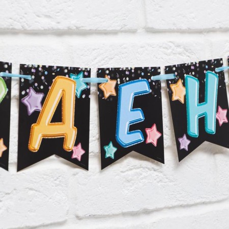 Garland "Happy Birthday", length 215 cm-2