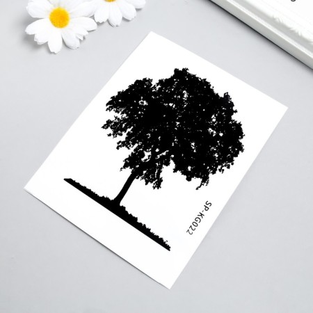 Black "tree" 12x15 cm-2