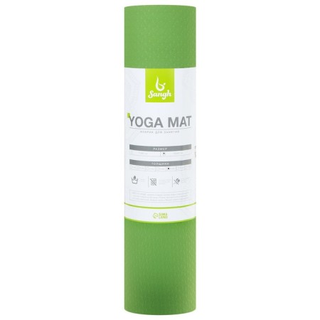 Sangh yoga rug, 183 × 61 × 0.8 cm, green color-10