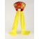 Carnival costume "Folk festivities of Khokhloma Red": cape, kokoshnik, district. 42-50
