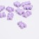 Bead "Bear marmalade" (set of 10 pcs.), 1.8 × 1.2 × 0.8 cm, lilac color