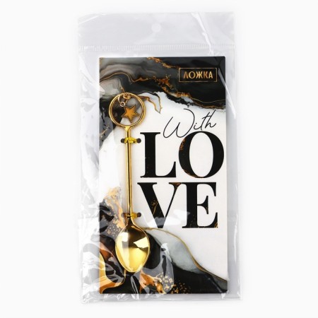 A teaspoon spoon with a suspension "with love", 11.5 x 2 cm-7