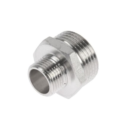 Nipple of transitional STI, 3/4 "x3/8", nickelized brass-2