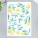Stick plastic interior color "lemons" set 2 sheets 25x35 cm