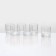 A set of glass glasses for VALSE juice 250 ml, 6 pcs