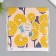 Scrapbooking paper "Yellow flowers" density 180 grams set 10 pcs 15.5x17 cm
