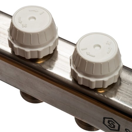 Collector Group Stout SMS 0912 000004, 1 "x3/4", 4 outputs, without consumables, stainless steel. steel-8