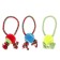 A cable toy with a ball and adjustable rope, up to 100 g, a mix of flowers