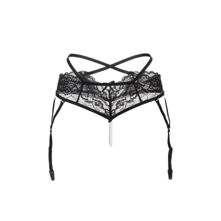 Erotic panties-belt with the pearl thread Erolata Wendy lace, black (42-44)-7