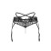 Erotic panties-belt with the pearl thread Erolata Wendy lace, black (42-44)