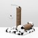 Double clawberry for kittens on a stand, jute, 30 x 28 x 32 cm, Dalmatian