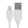 EXPLOYD EX-Z-467, 2 USB, 3.1 A, Lightning cable, 1 m, white
