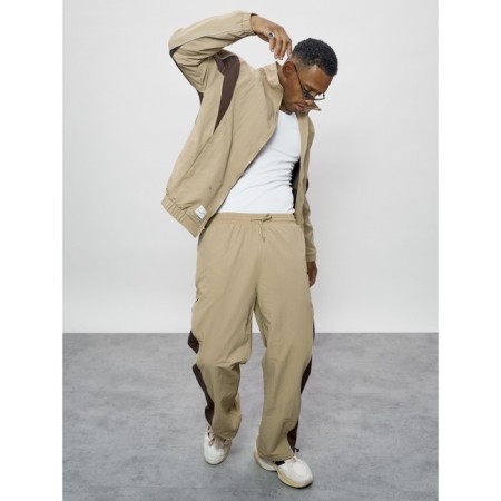 Sports suit men's, size 50, beige color-5