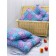 Decorative pillow for lightning india, size 40x40 cm, purple color