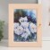 Key of "White Flowers" Milk oak 17x22 cm