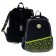 Frame backpack 37 x 29 x 17 cm, Hatber Ergonomic Classic "Vlad A4", black/yellow NRK_71008