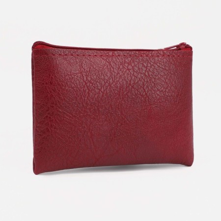 Women's wallet with lightning, burgundy color-1
