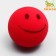Velvet toy with a squeak "Smile", 4 cm, red