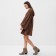Women's dress MIST with a deep neckline river. 44, brown