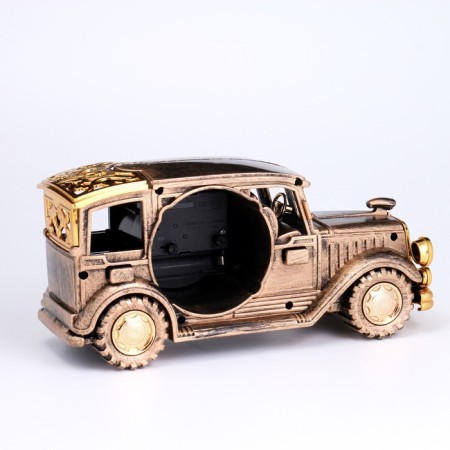 Clock - Watching boards "Retro car", discrete move, D -6.5 cm, 10.5 x 22 cm, aa-2