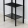 Toronto 15 rack, 47 × 30 × 146.5 cm, black color