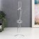 Glass of Glass for 1 candle "Elsas" transparent 30x8.5x8.5 cm