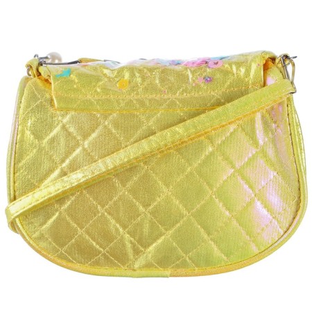 Children's bag on the valve, 6x12x16 cm, adjustable belt, yellow mix-8