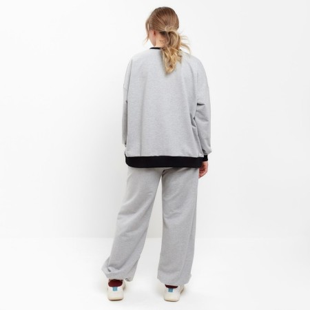 Women's costume minku: casual collection color gray, river 48-3
