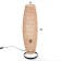 Floor lamp from the rattan "Irvan" 1x120W, E27, 22x22x80 cm