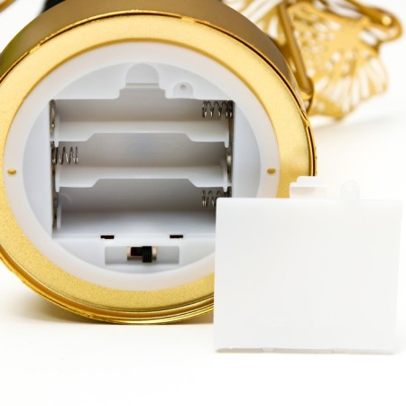 Spar "star" LED from batteries 3haa gold 22x11x28 cm Risalux-8