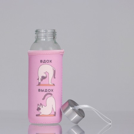 Black bottle in the Cat Case, 350 ml-2