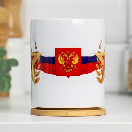 Sublimation mug "February 23. Warriors", with the application-2