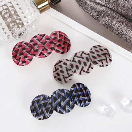 Hair hair clip "Element" Geometry, 8 cm, mix