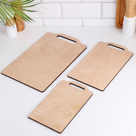Set of cutting boards "rectangle" handle of the bracket 3 pcs-2